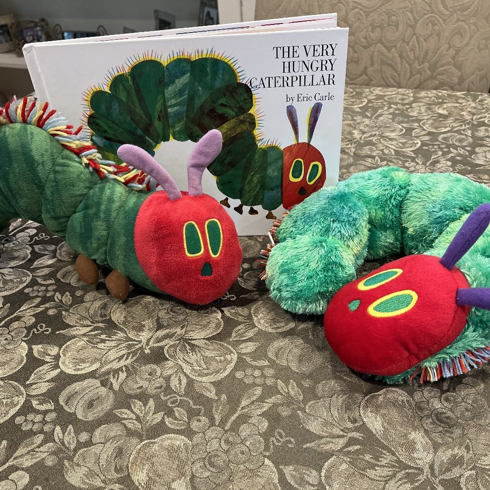 THE VERY HUNGRY CATERPILLAR SPECIAL EDITION BOOK, PLUSH & PILLOW 3 PC BUNDLE